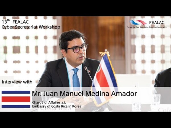 Juan Manuel Medina Amador,Head of Mission, Chargé d’Affaires a. i., Embassy of Costa Rica